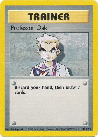 Professor Oak (88/102) [Base Set Unlimited] | Rock City Comics