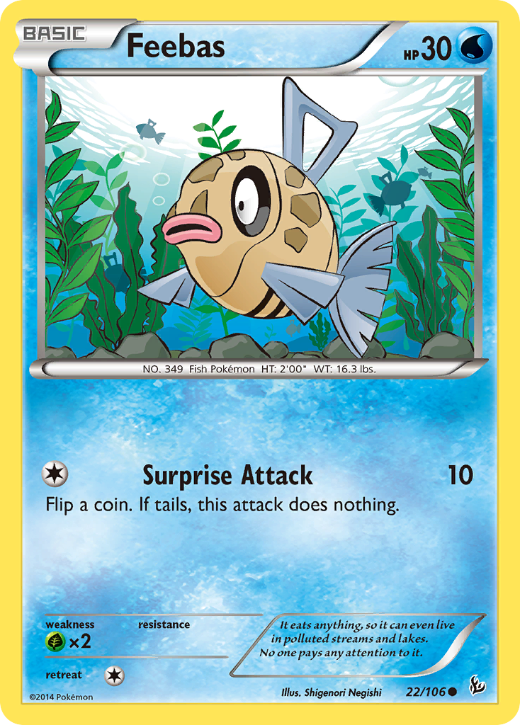 Feebas (22/106) [XY: Flashfire] | Rock City Comics