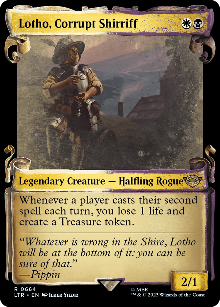 Lotho, Corrupt Shirriff [The Lord of the Rings: Tales of Middle-Earth Showcase Scrolls] | Rock City Comics