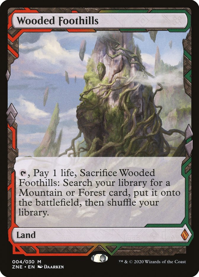 Wooded Foothills (Expeditions) [Zendikar Rising Expeditions] | Rock City Comics