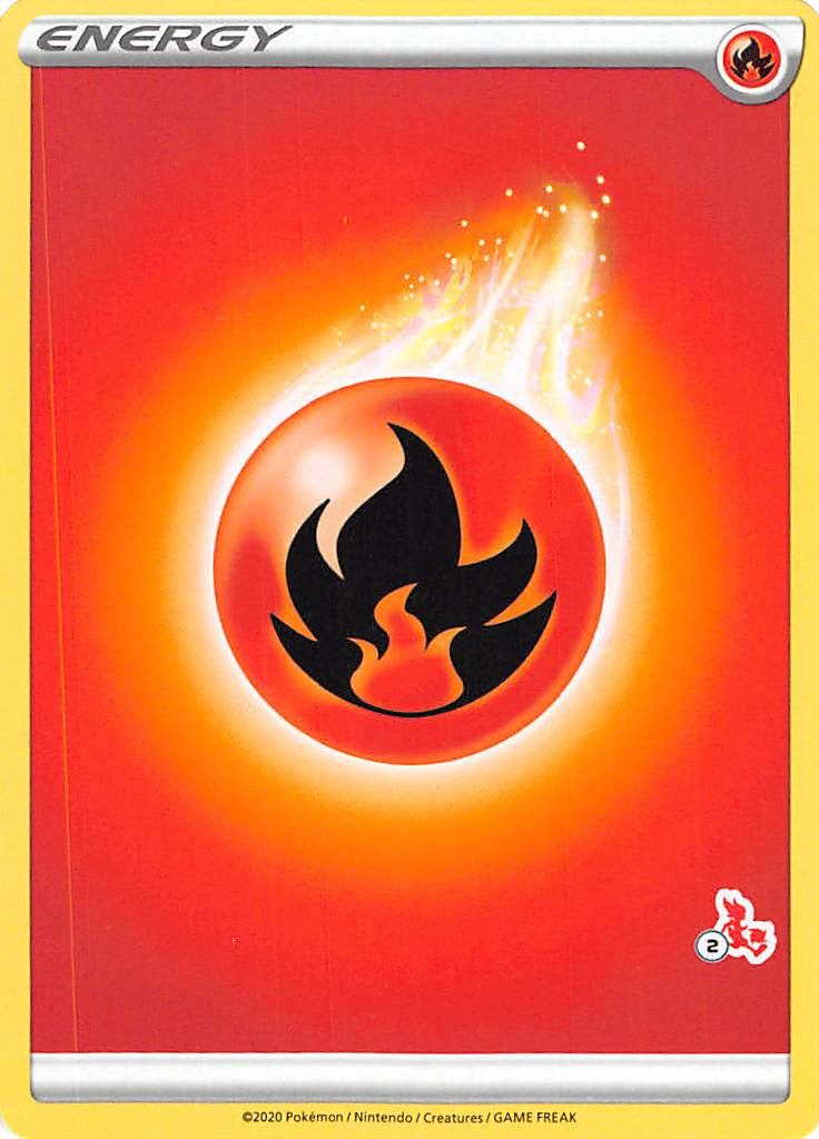 Fire Energy (Cinderace Stamp #2) [Battle Academy 2022] | Rock City Comics