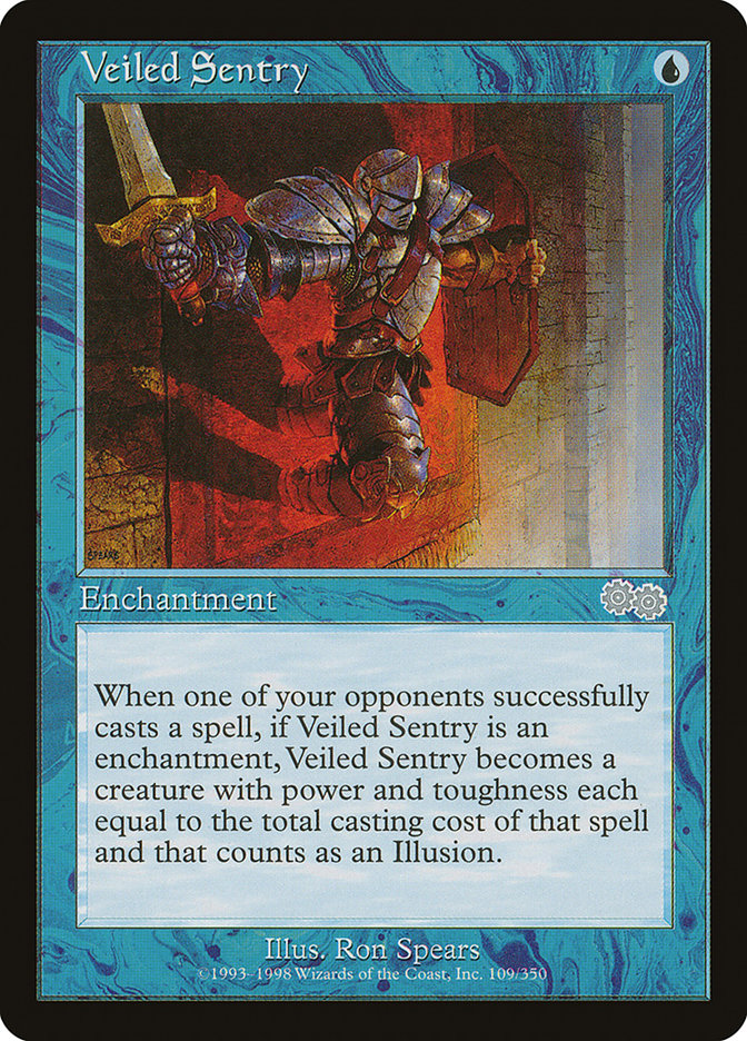 Veiled Sentry [Urza's Saga] | Rock City Comics