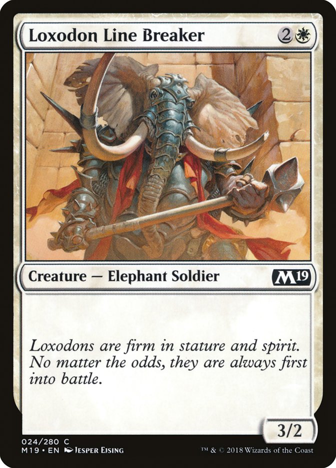 Loxodon Line Breaker [Core Set 2019] | Rock City Comics