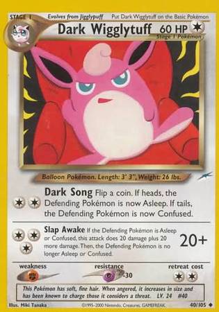 Dark Wigglytuff (40/105) [Neo Destiny Unlimited] | Rock City Comics