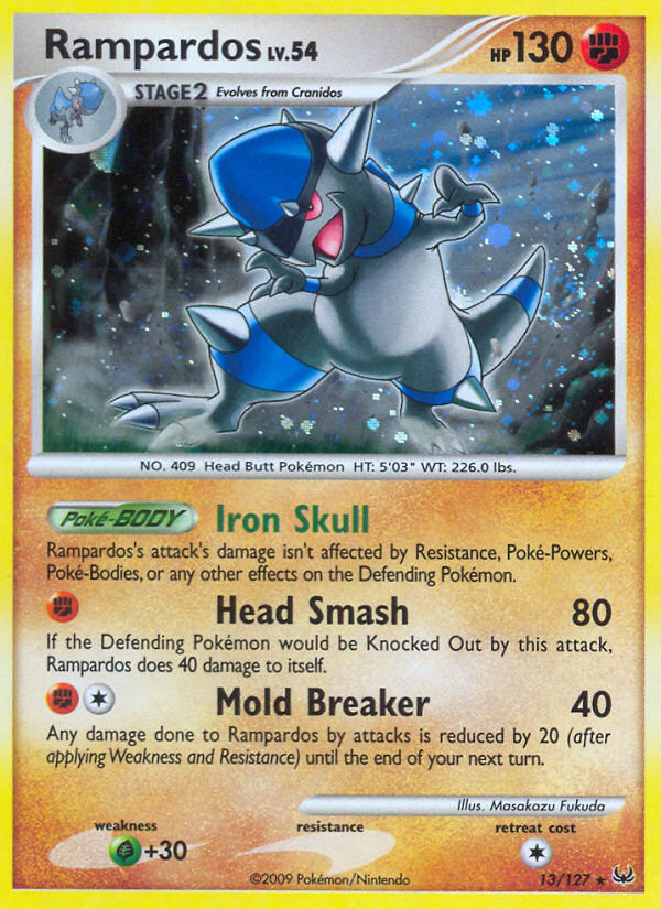 Rampardos (13/127) [Platinum: Base Set] | Rock City Comics