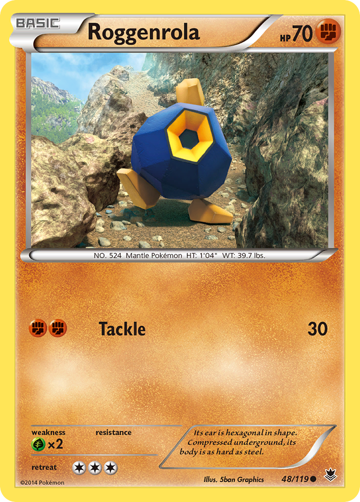 Roggenrola (48/119) [XY: Phantom Forces] | Rock City Comics