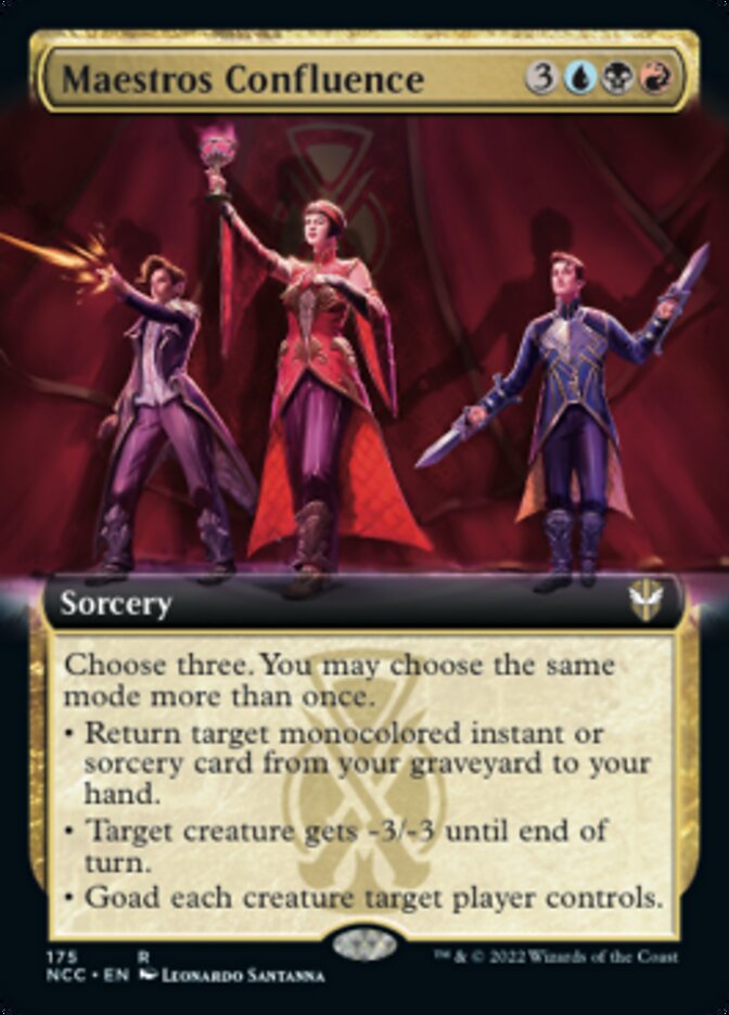 Maestros Confluence (Extended Art) [Streets of New Capenna Commander] | Rock City Comics