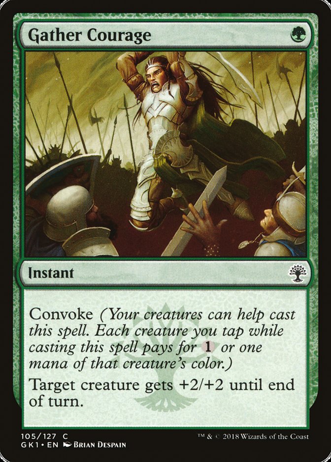 Gather Courage [Guilds of Ravnica Guild Kit] | Rock City Comics