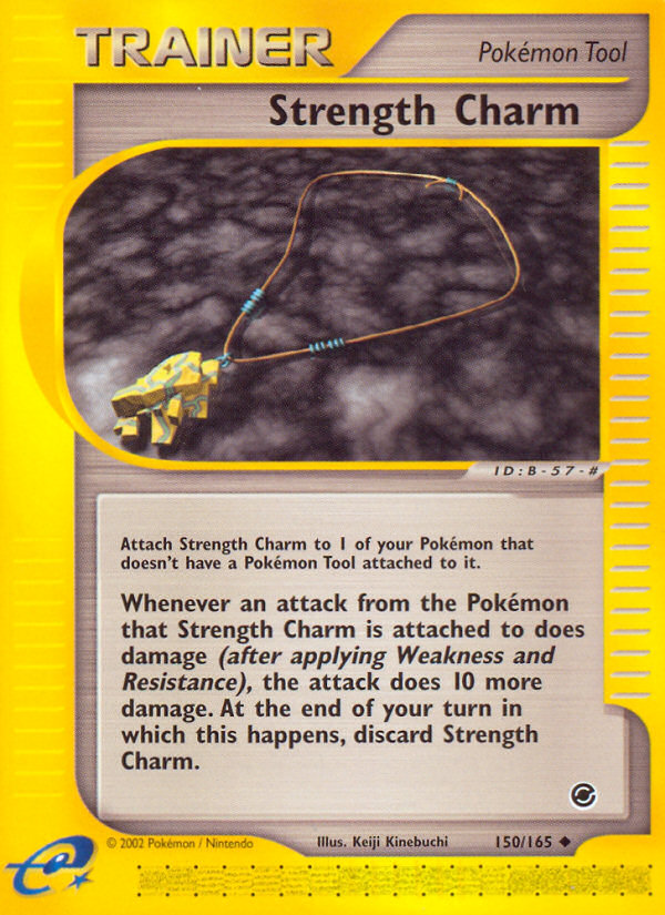 Strength Charm (150/165) [Expedition: Base Set] | Rock City Comics