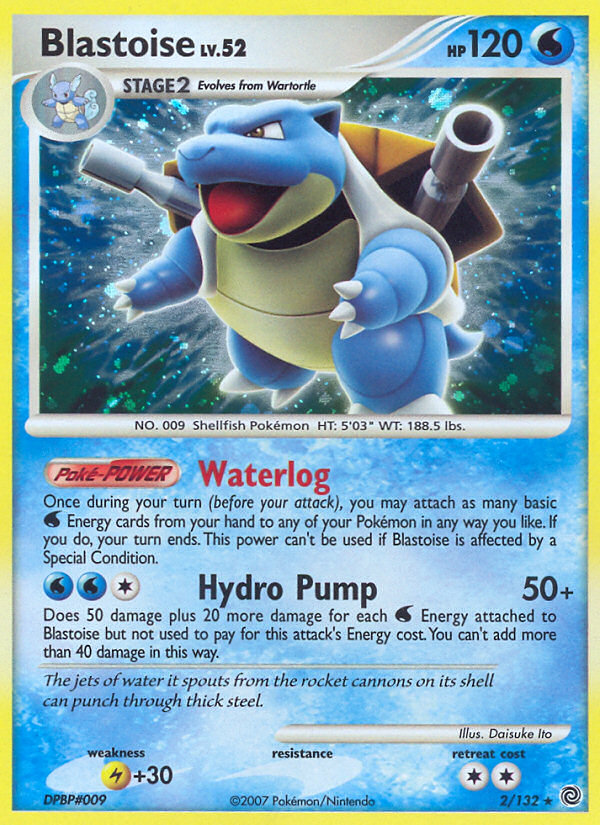 Blastoise (2/132) [Diamond & Pearl: Secret Wonders] | Rock City Comics