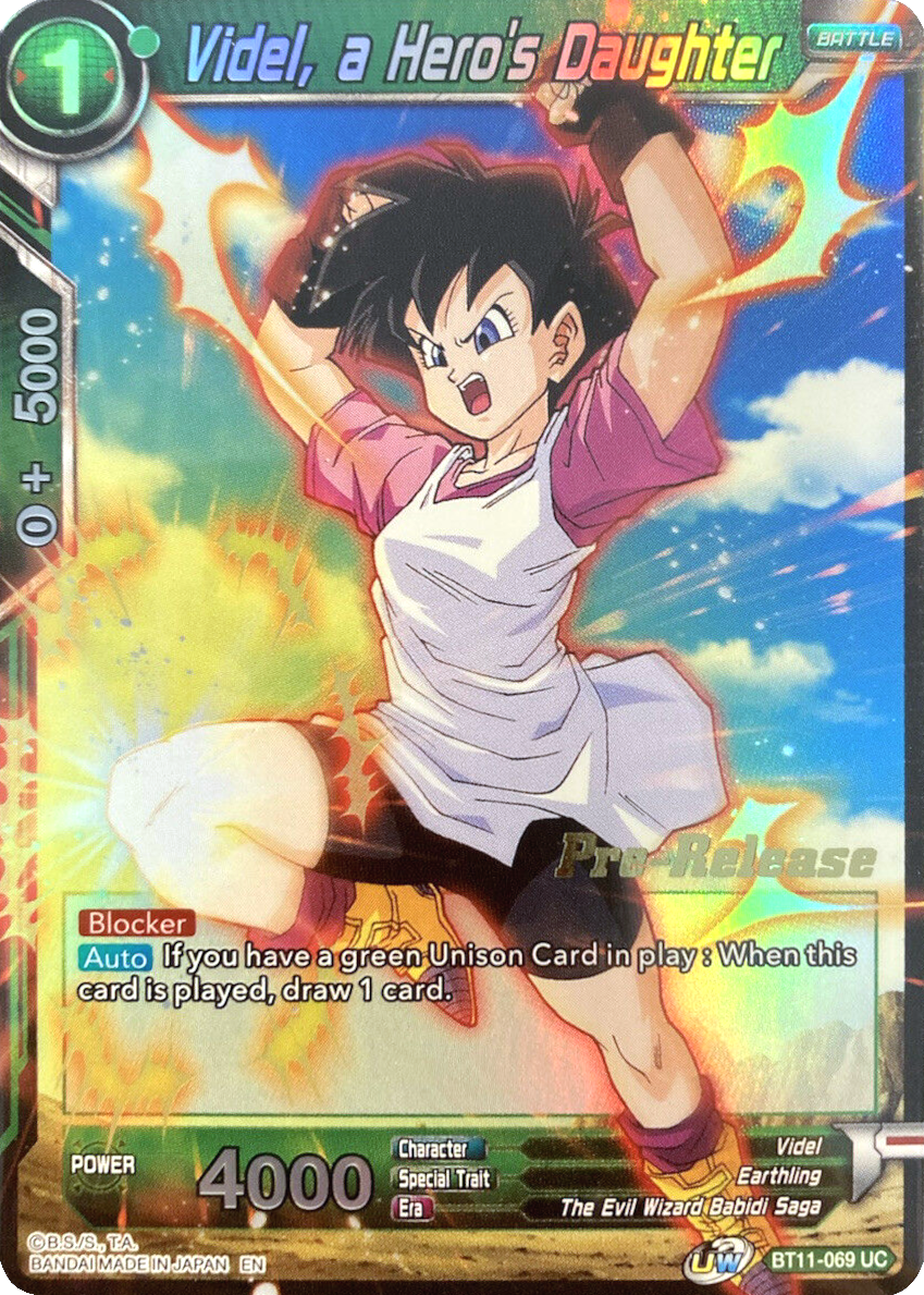 Videl, a Hero's Daughter (BT11-069) [Vermilion Bloodline Prerelease Promos] | Rock City Comics