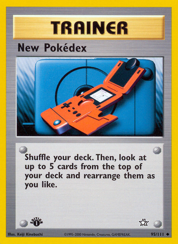 New Pokedex (95/111) [Neo Genesis 1st Edition] | Rock City Comics