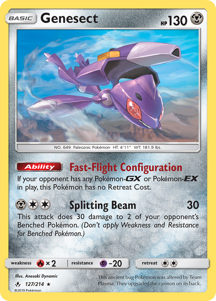 Genesect (127/214) [Sun & Moon: Unbroken Bonds] | Rock City Comics