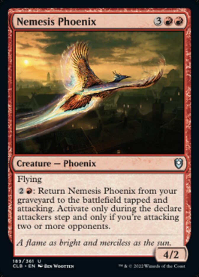 Nemesis Phoenix [Commander Legends: Battle for Baldur's Gate] | Rock City Comics