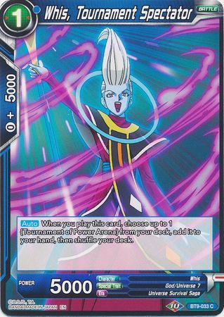 Whis, Tournament Spectator [BT9-033] | Rock City Comics