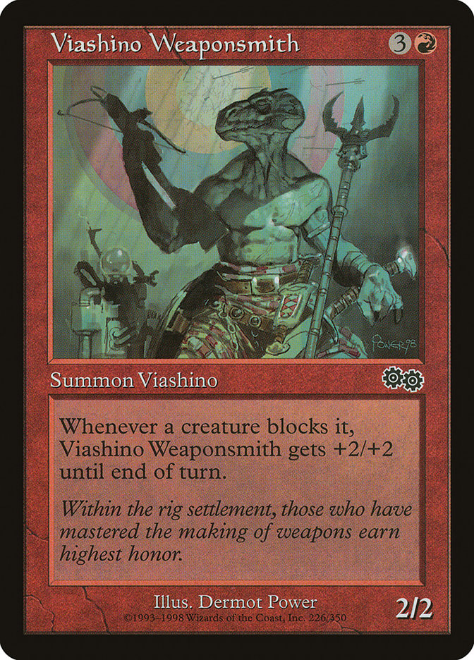 Viashino Weaponsmith [Urza's Saga] | Rock City Comics