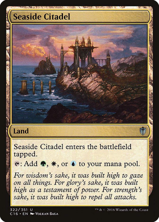 Seaside Citadel [Commander 2016] | Rock City Comics