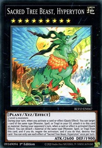 Sacred Tree Beast, Hyperyton [BLVO-EN047] Super Rare | Rock City Comics