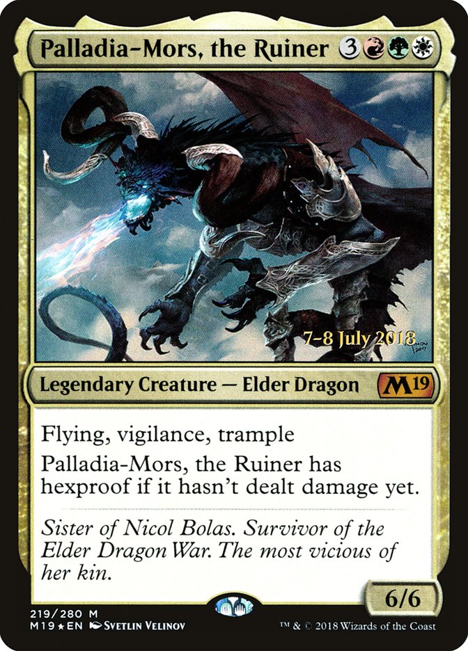 Palladia-Mors, the Ruiner  [Core Set 2019 Prerelease Promos] | Rock City Comics