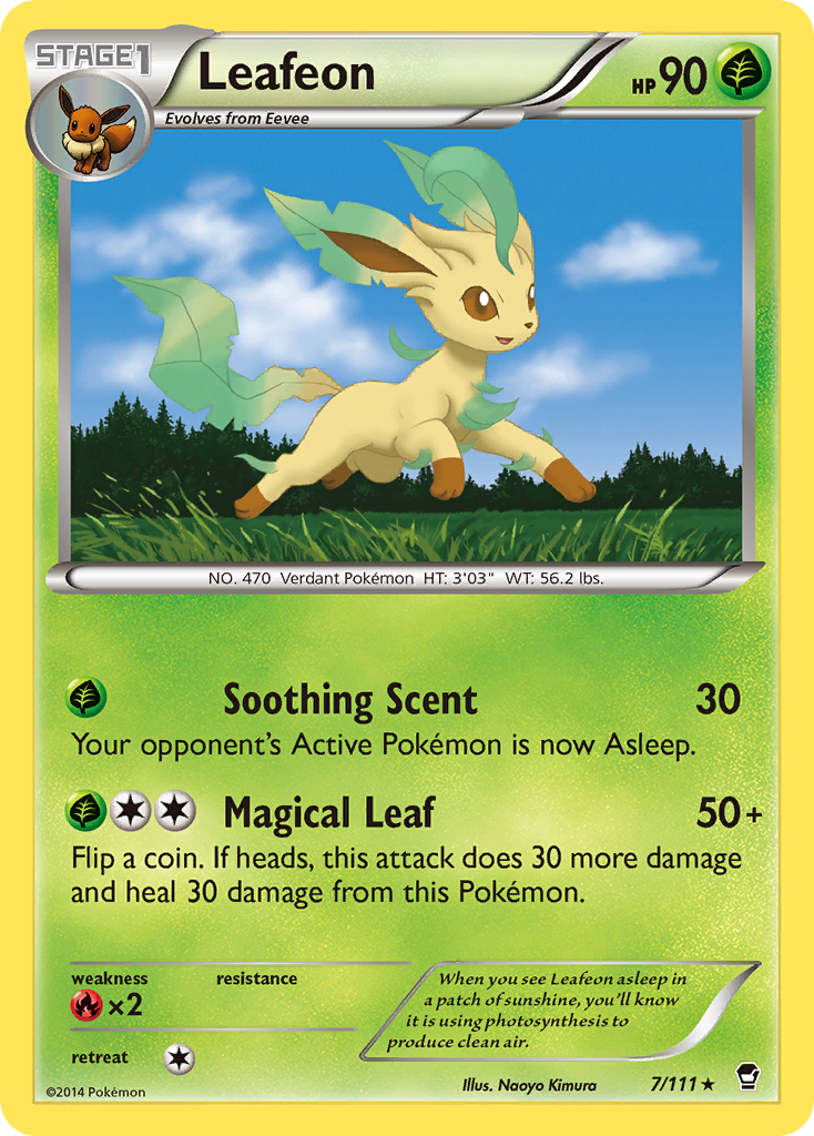 Leafeon (7/111) [XY: Furious Fists] | Rock City Comics