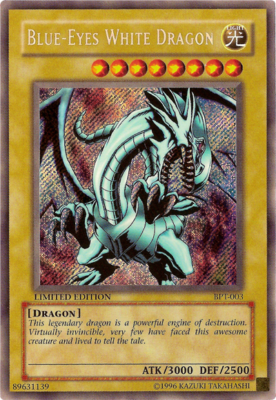 Blue-Eyes White Dragon [BPT-003] Secret Rare | Rock City Comics