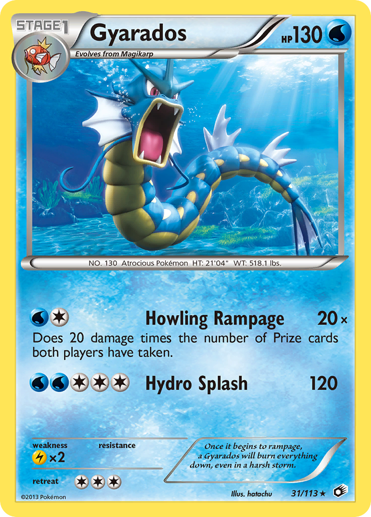 Gyarados (31/113) [Black & White: Legendary Treasures] | Rock City Comics