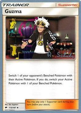 Guzma (115/147) (Victory Map - Robin Schulz) [World Championships 2018] | Rock City Comics