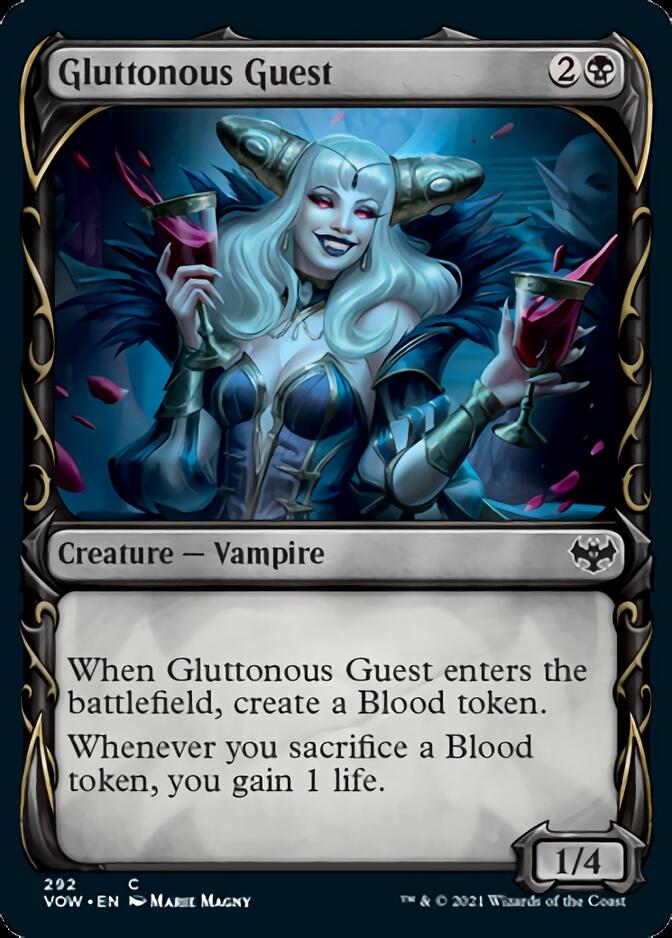 Gluttonous Guest (Showcase Fang Frame) [Innistrad: Crimson Vow] | Rock City Comics