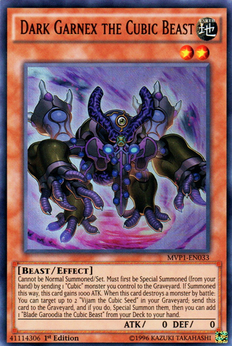 Dark Garnex the Cubic Beast [MVP1-EN033] Ultra Rare | Rock City Comics