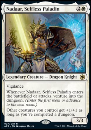 Nadaar, Selfless Paladin (Promo Pack) [Dungeons & Dragons: Adventures in the Forgotten Realms Promos] | Rock City Comics