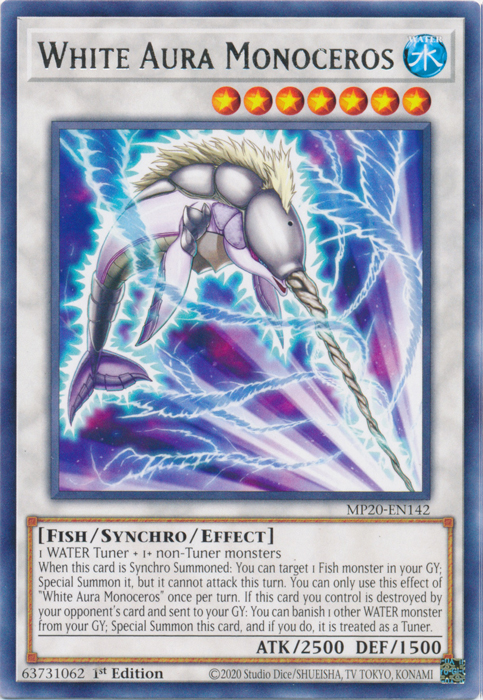 White Aura Monoceros [MP20-EN142] Rare | Rock City Comics