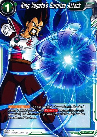 King Vegeta's Surprise Attack (Alternate Art) [BT1-079] | Rock City Comics