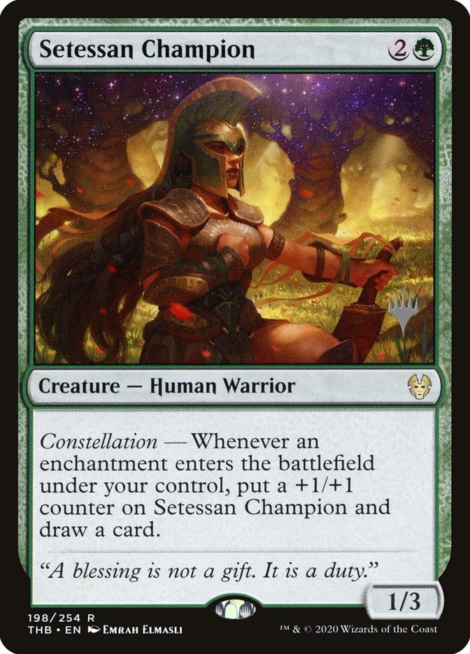 Setessan Champion (Promo Pack) [Theros Beyond Death Promos] | Rock City Comics