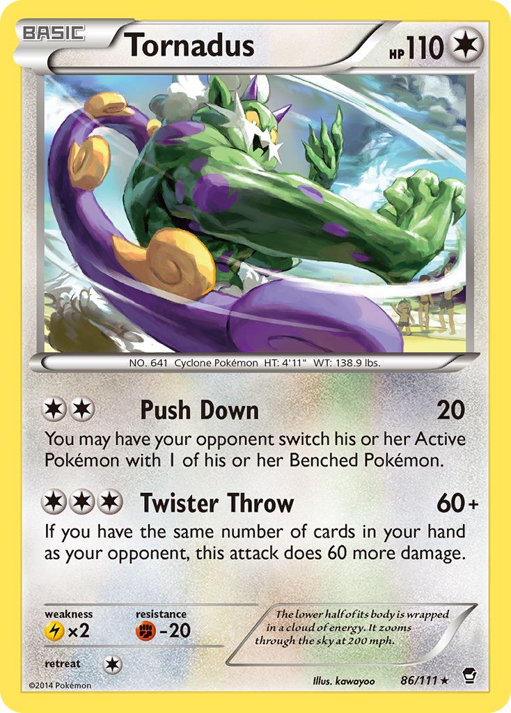 Tornadus (86/111) [XY: Furious Fists] | Rock City Comics