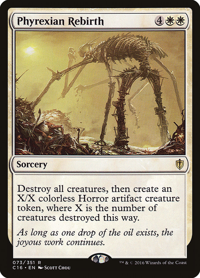 Phyrexian Rebirth [Commander 2016] | Rock City Comics