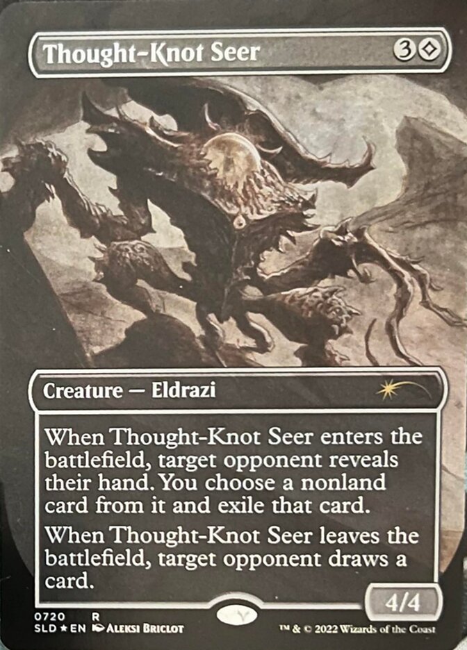 Thought-Knot Seer (720) (Borderless) [Secret Lair Drop Promos] | Rock City Comics