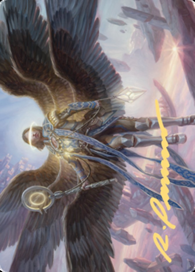 Angel of Destiny Art Card (Gold-Stamped Signature) [Zendikar Rising Art Series] | Rock City Comics