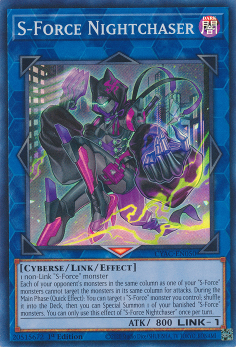 S-Force Nightchaser [CYAC-EN050] Super Rare | Rock City Comics