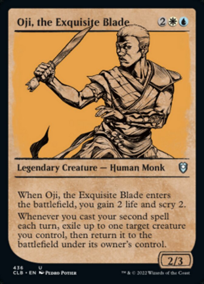 Oji, the Exquisite Blade (Showcase) [Commander Legends: Battle for Baldur's Gate] | Rock City Comics