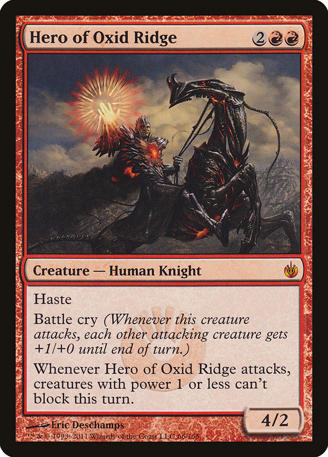 Hero of Oxid Ridge [Mirrodin Besieged] | Rock City Comics