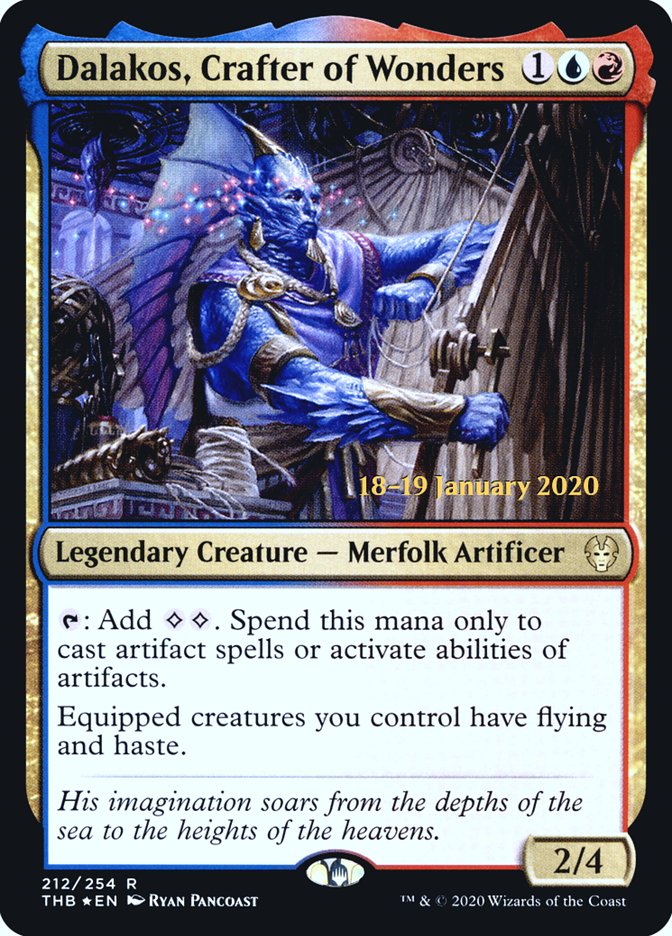 Dalakos, Crafter of Wonders [Theros Beyond Death Prerelease Promos] | Rock City Comics