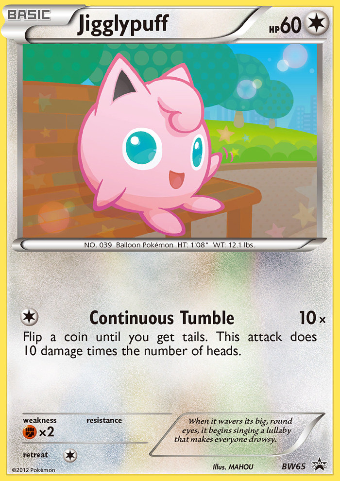 Jigglypuff (BW65) [Black & White: Black Star Promos] | Rock City Comics