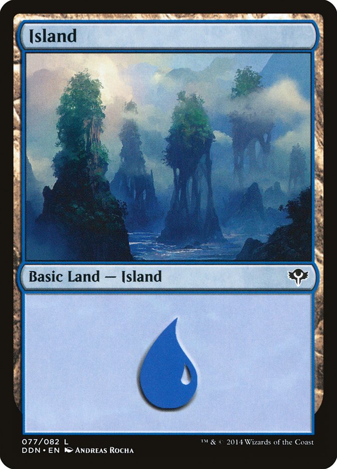 Island (77) [Duel Decks: Speed vs. Cunning] | Rock City Comics