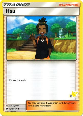 Hau (120/149) (Pikachu Stamp #13) [Battle Academy 2020] | Rock City Comics