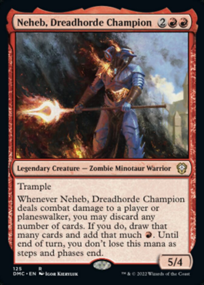 Neheb, Dreadhorde Champion [Dominaria United Commander] | Rock City Comics