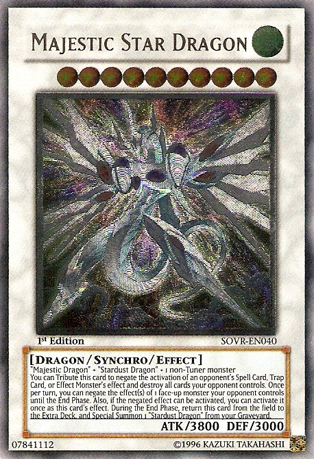 Majestic Star Dragon [SOVR-EN040] Ultimate Rare | Rock City Comics