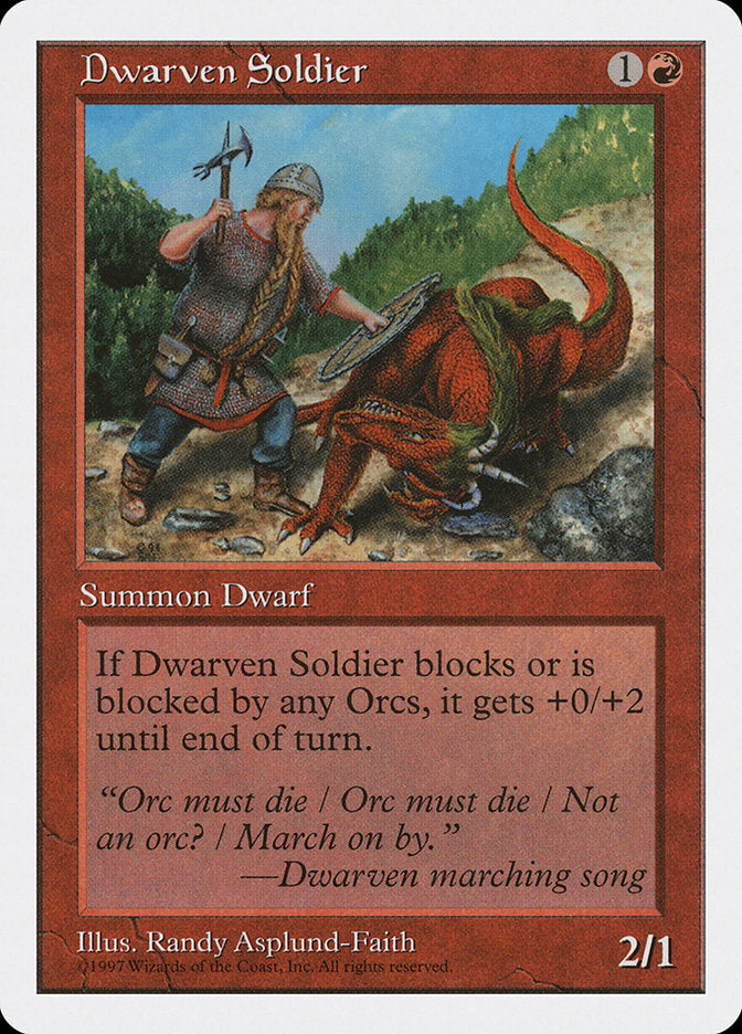 Dwarven Soldier [Fifth Edition] | Rock City Comics