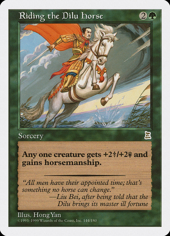 Riding the Dilu Horse [Portal Three Kingdoms] | Rock City Comics