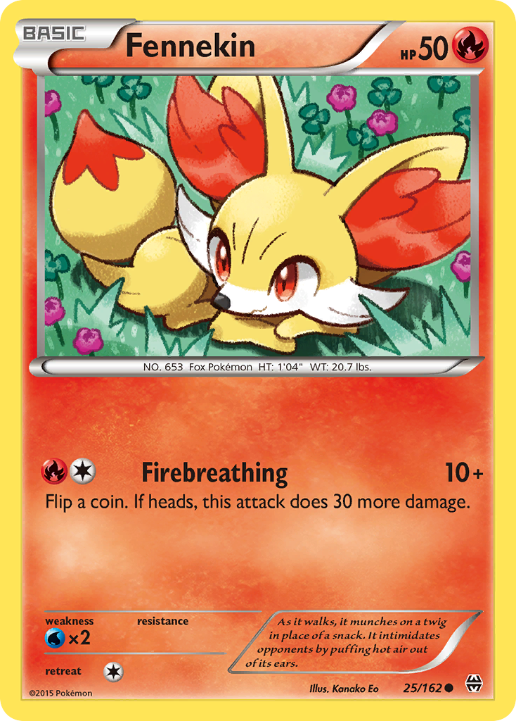 Fennekin (25/162) [XY: BREAKthrough] | Rock City Comics