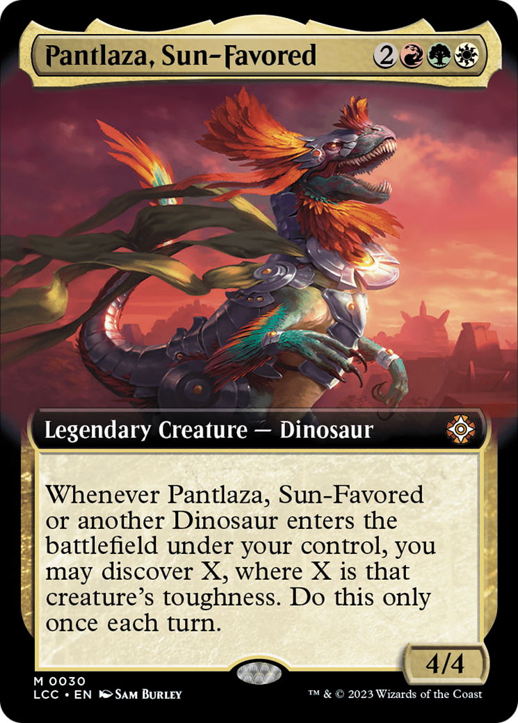 Pantlaza, Sun-Favored (Extended Art) [The Lost Caverns of Ixalan Commander] | Rock City Comics